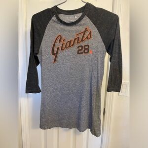 GIANTS women’s baseball t-shirt